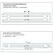 Pack 2x Tubo LED 60 cm, 9w. Color Blanco Frio (6500K). Cebador...
