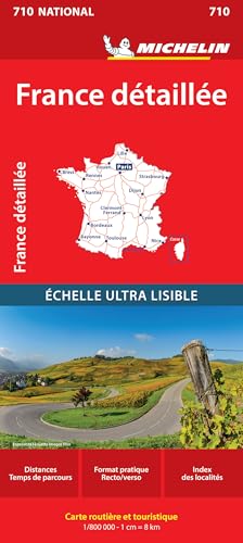 Carte Nationale France détaillée - 1/800 000