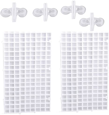 SN Aquatic - Aquarium Fish Tank Filter Bottom Isolate Board & Fish Tank Divider Plastic Aquarium Divider Panel White (Pack of 4) (B09H7KYD7B) Amazon Price History, Amazon Price Tracker