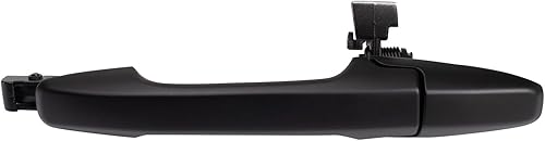 Miniatura 396 de TRQ Manija de la puerta exterior trasera izquierda del lado del conductor negra compatible con Honda Civic 2001-2005