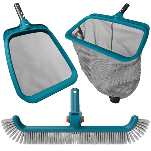Economy Swimming Pool Cleaning Kit - Fine Mesh Deep Pool