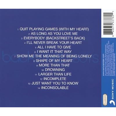 The Very Best Of The Backstreet Boys