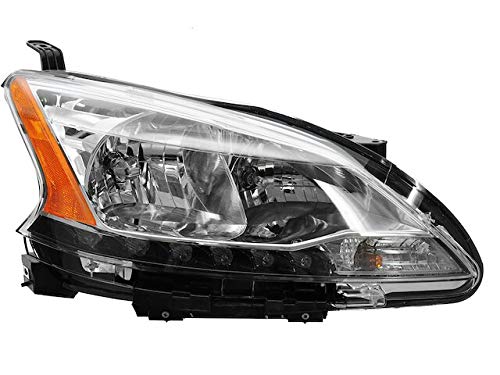 Marketplace Auto Parts - Right Passenger Side Headlight Assembly - Compatible with 2013-2015 Nissan Sentra