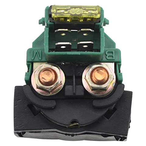 GOOFIT Starter Solenoid Relay Replacement For KAWASAKI EL250 EN500 EX 250 ZX1000 ZX 1100 SUZUKI GS500 GSXR1100 SHADOW 1988-2007 CRF150 GL1100 GL1200 GL1500 GL500 VF1000 1100 VF500 750 VT 500 600 700 Cover