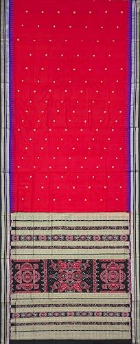 OdiKala red sambalpuri silk saree – image 3