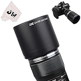 JJC Reversible Lens Hood Shade Tube for Olympus M.ZUIKO Digital ED 60mm f2.8 Macro Lens Replaces Olympus LH-49 Lens Hood