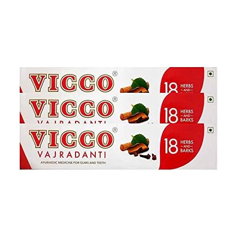 Vicco Vajradanti Toothpaste- 200g (Pack of 3)(Ship from India) Cover