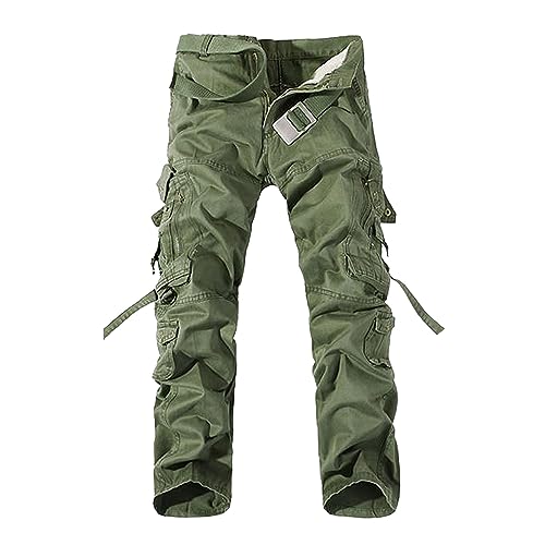 Pantalon de travail homme multi-poches cargo militaire de rando