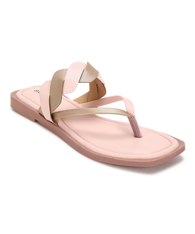 PARAGON RK6024L Womens Sandals | Stylish Slip on Flats with Cushioned Soles | Trendy Lightweight Durable & Comfortable Fashion Slippers for Outdoor Use (B0CKBH1BQS) Amazon Price History, Amazon Price Tracker