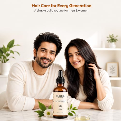Image of Advanced Anti Hair Fall Serum with Anagain, Procapil, Saw Palmetto, Keratin & Biotin | Hair Growth Serum for Women | Helps Reduce Hair Thinning, Strengthen Roots & Promote Hair Growth | Scalp Treatment | 50ml