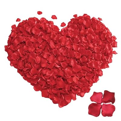 2000 Piezas Petalos De Rosa Artificiales, Pétalos De Rosa Para Decoración De San Valentín, Decoración Romantica para el Día de San Valentín Bodas Nupcial Aniversario y Compromiso | Ya disponible en tu tienda friki favorita! En mundofriki.es!