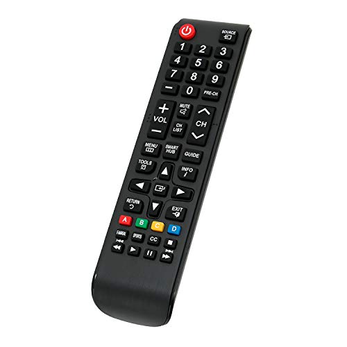 Image of Remote Control Replacement Applicable for Samsung TV UN40J5200 UN50J6200AF UN50J520DAF UN50J5200AF UN48JU640DF UN48JU6400F UN48J620DAF UN48J6200AF UN48J520DAF UN48J5201AF UN48J5200AFXZ