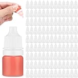TrelaCo 300 Pcs Plastic Dropper Bottles Bulk 3ml Squeezable Eye Liquid Dropper with Caps Clear Refillable Bottle for Liquids Oils Essence Paint