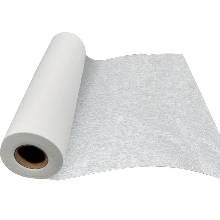Fusible Interlining Canvas Fabric, White, Paper-Based, Iron on, 22 Inches Width, for Tailoring, Blouses, Embroidery, and Neck Design (1 Meter)-image-12