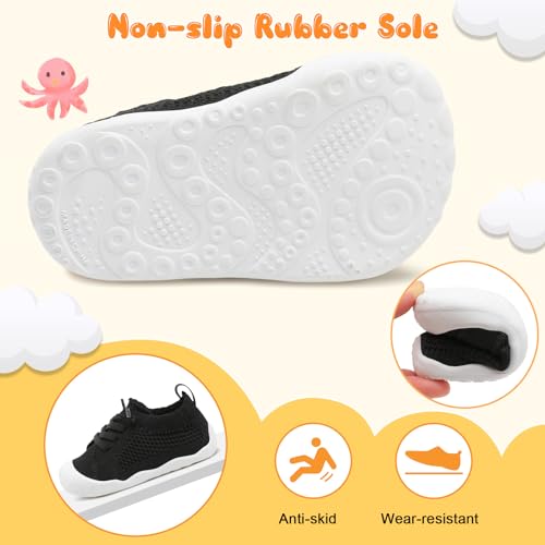 JIASUQI Baby Shoes for Toddler Boys Girls Sneakers Slip on Walking Shoes for Babies4