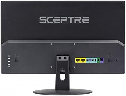 Sceptre E205W-16003R 20" 75Hz Ultra Thin Frameless LED Monitor 2X HDMI Built-in VGA Speaker, Metallic Black 2018