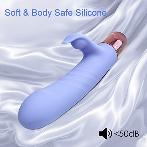 Eupher Pulsierender Rabbit Vibratoren für Sie, Silikon G-Punkt Klitoris Dildo Vibrator mit 107℉ Heizbar & 9 Teleskopisch & 9 Vibrationsmodi & 3 Schlagen Vaginalen Analvibrator Sexspielzeug für Frauen – Bild 5