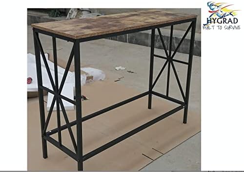 HYGRAD® Industrial Console Table Vintage Slim Hallway Furniture Metal Storage MultiPurpose Table