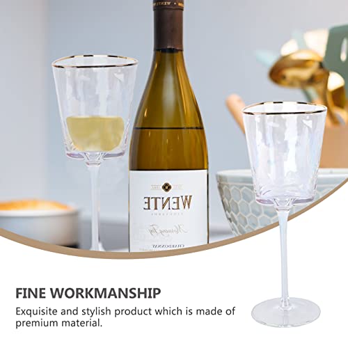 ABOOFAN 2 peças chiques mini copos de celebrações elegantes decorativos champanhe bebida cristal ver