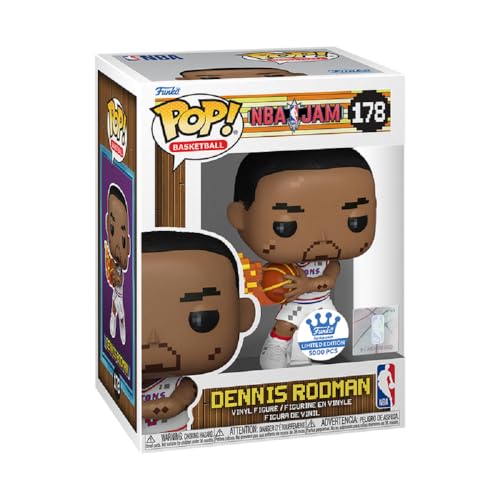 Funko Dennis Rodman Detroit Pistons figurine NBA Jam Pop exclusive vinyle retro