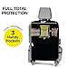 lebogner Back Seat Cover For Kids + 3 Pocket Storage Organizer, 2 Pack X-Large Waterproof Kick Mats Backseat Protector, Car Seat Back Protectors For Vehicles To Protect From Dirt, Mud & Scratches