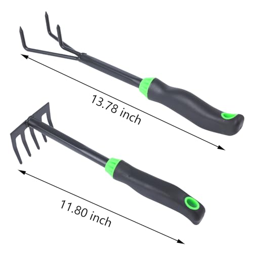 Set de utensilios de jardinería de aluminio de 7 piezas miniatura 4