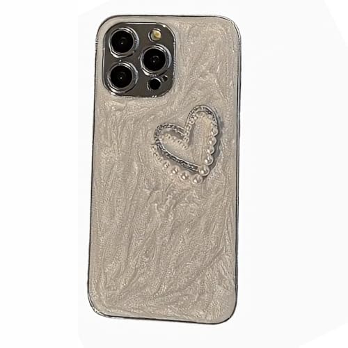 NICEHOLI iPhone 16Plus �p �P�[�X �L���L�� ���� �p�[�� �n�[�g ���C���X�g�[�� �g�ѓd�b�P�[�X �؍��� ���� ���킢�� ����̂��� �\�t�g�V�F�� TPU ���^ ������� ���킢�� ���΂ݖh�~ �Ռ��z�� �����h�~ �ϏՌ� iPhon