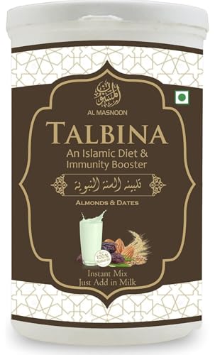 Image of AL MASNOON Talbina Instant Mix with Almond & Dates 300g / An Immunity Booster /NO flavour & chemical added Best Morning Breakfast