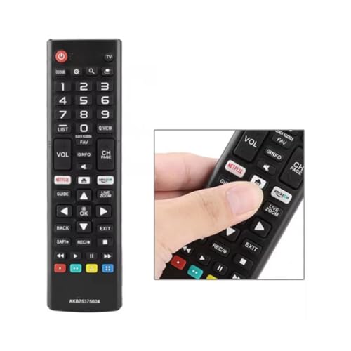 Kit 02 Controle Remoto Smart TV Compatível com LG Universal com Pilhas