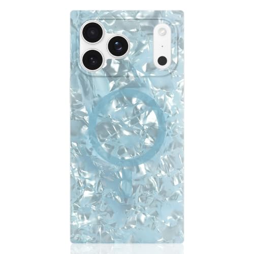 FLAUNT Official Square iPhone 18 Pro Max Case - ICY Blue Pearl - image 1