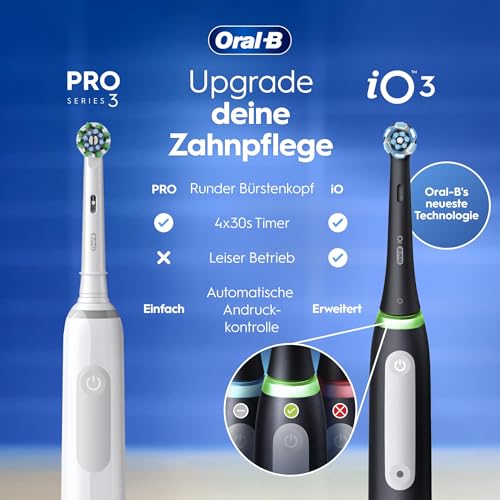 Oral-B Pro Series 3 Elektrische Zahnbürste — Electric Toothbrush, Inkl. 3 Aufsteckbürsten...