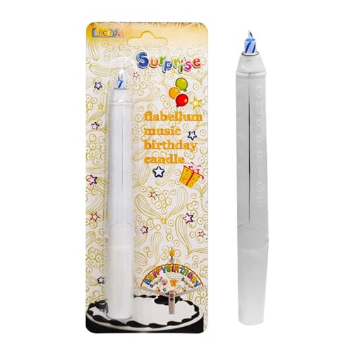 Vela de pastel – Vela de pastel de cumpleaños, velas de pastel de cumpleaños, velas de fuente de hielo, velas de cera de feliz cumpleaños, decoración de tartas, velas de cumpleaños brillantes para