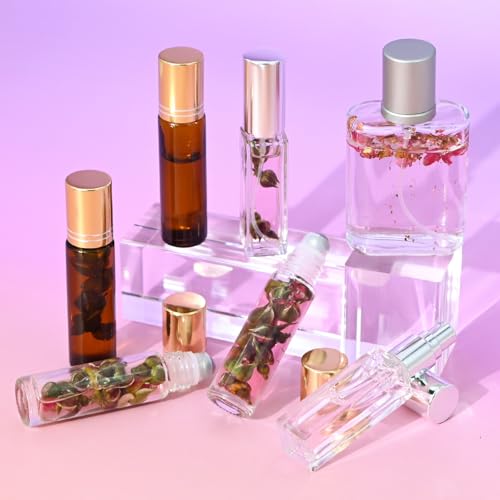 Perfume Oil Making Kit, Creative Craft Set Adult DIY with Essential Oil, Mini Fragrances as a Gift for Women/Girls/Women