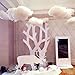 KODORIA Artificial Cloud Props Imitation Cotton 3D Cloud Room DIY Decorative Hanging Ornament Decoration Art Stage Wedding Party for Stage Show Party Decor - 25 x 20 x 20 cm