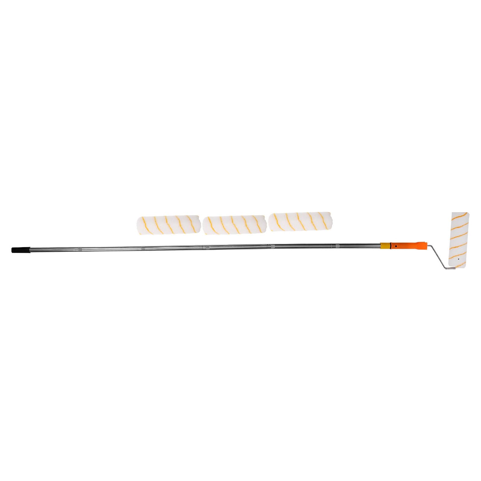 Homoyoyo Rullo per Pittura Acciaio Inox di Rulli per Pitturare Pareti Strumenti per Pittura Murale con Asta Telescopica Riutilizzabile e Facile da Pulire