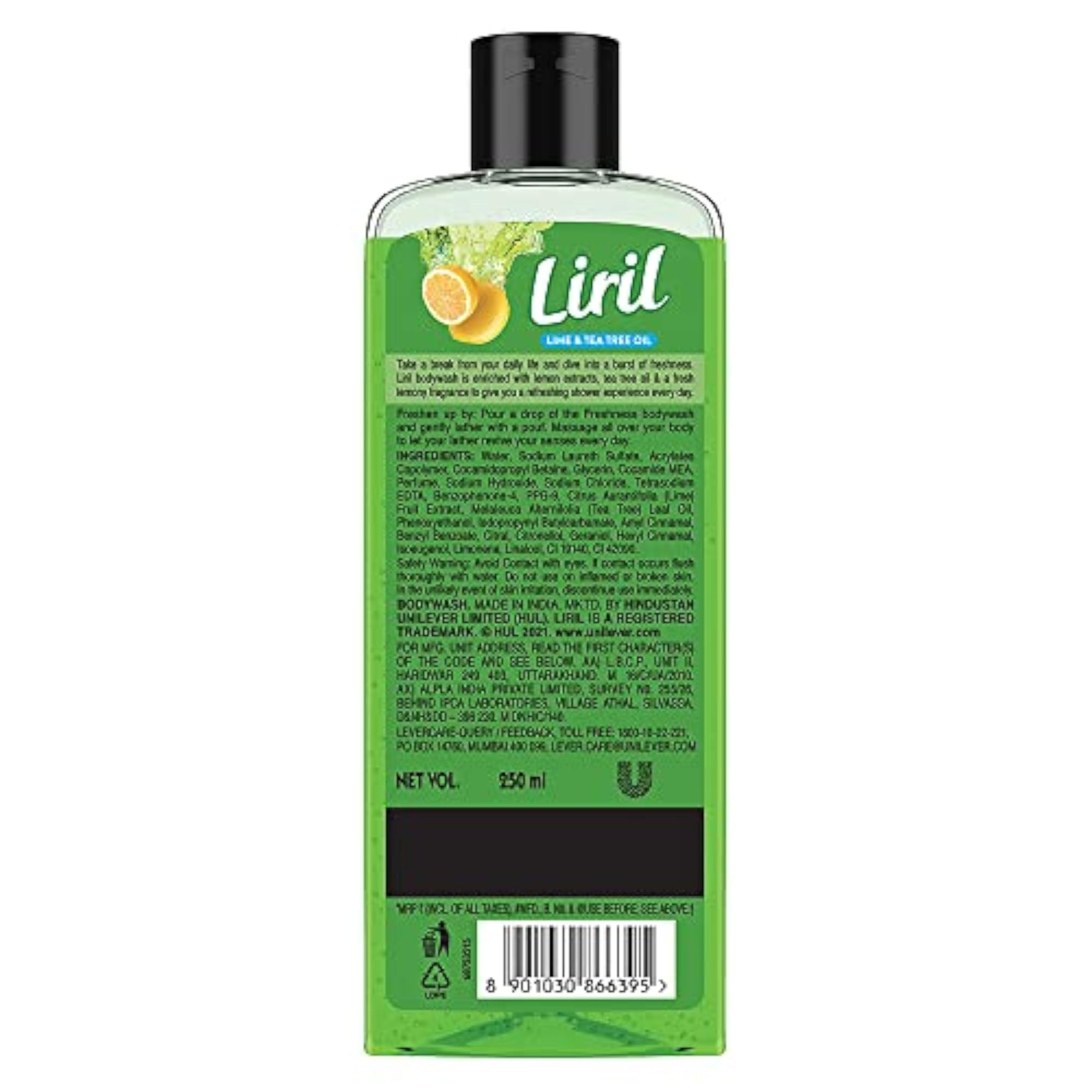 Lemon & Tea Tree Body Wash for Refreshing Bathing