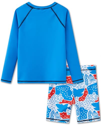 Image of UMELOK Boys' Rash Guard Swim Set