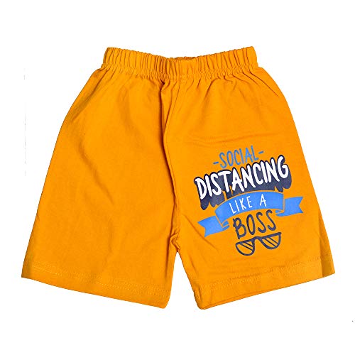 Image of T2F Boy's Cotton Printed Regular Fit Shorts(Pack of 5)