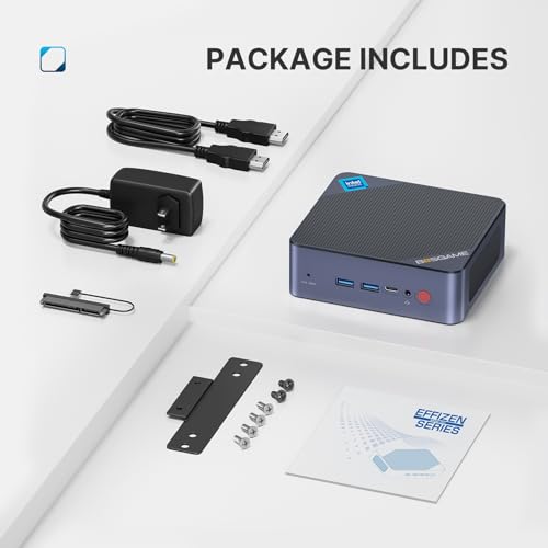 Image of BOSGAME N95 Mini PC Windows 11 Pro,Intel 12th Alder Lake N95 16GB DDR4 RAM 500GB SSD Mini Computers,Small Computer Support 4K Dual Display /USB3.2 /WiFi5 /2.5GbE