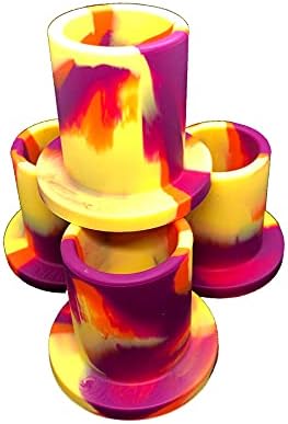 Vasos de chupito con ventosa para esquí  Convierte cualquier esquí, snowboard o wakeboard en un esquí de tiro  4 unidades (OrgRed)