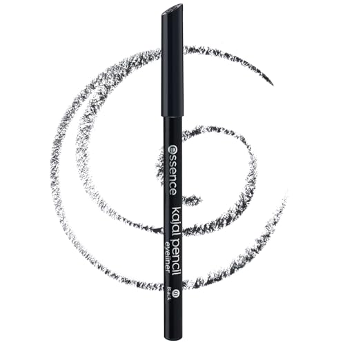 essence kajal pencil, Eyeliner Nr. 01 Black, Schwarz, weiche Mine,...