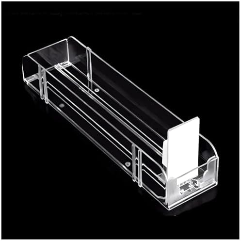 10/20/30-Pack Spring Loaded Gondola Shelf Pusher, Acrylic Automatic Display Rack for Convenience Stores, Cigarette Dispenser Organizer, Retail Product Display Shelves(20pcs,6.4x24cm/2.52x 9.44in)