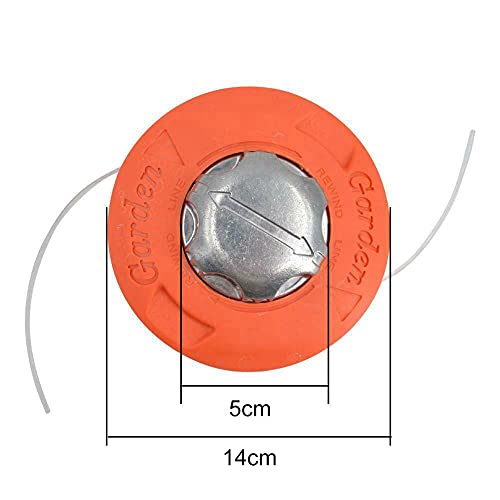 ARVALOLET Jeitskop, grasmaaier-snijkop, ontmonteerbaar, automatisch steektouw, nylon touw, slijtvaste grasmaaier-gereedschapsaccessoires - Afbeelding 5