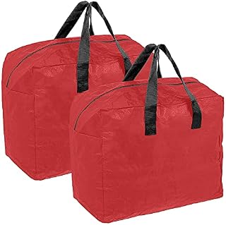 Ram® Black Large Christmas Wreath Storage Bag Waterproof Xmas Storage Bag With Zip And Handles Suitable For 30 INCHES