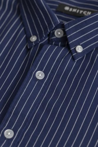Image of SNITCH Ignazio Maroon Stripes Shirts