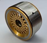 1.9 inch Aluminium Alloy Heavy Duty Beadlock Rim Wheel for 1/10 RC Rock Crawler CC01 Wrangler TRX-4 TRX4 TRX6 GEN7 GEN8 SCX10 I II III - Gold Multi-Stripes -1pc