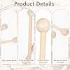 2Pcs Glockenspiel Mallets, 7.5 Inch Wooden Percussion Sticks for Xylophone Steel Tongue Drum Woodblock Bell Chime #2