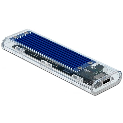 Cofre externo Delock para M.2 NVMe PCIe SSD con USB Tipo C miniatura 1