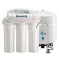 AquaLutio, Premium 5-Stage Reverse Osmosis Filtration Home System for Clean and Healthy Drinking Water Filter System 75 GPD, RO Water Filter System Under Sink & Designer Faucet - Easy INSTALATION