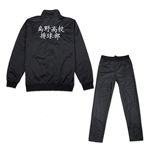CHANGL Cosplay Kostüm Halloween Karneval Haikyuu !! Jersey Karasuno High School Volleyball Club Uniform Täglich Sport Lose Mäntel Outfit Hosen Uniform Anzüge Hohe Qualität